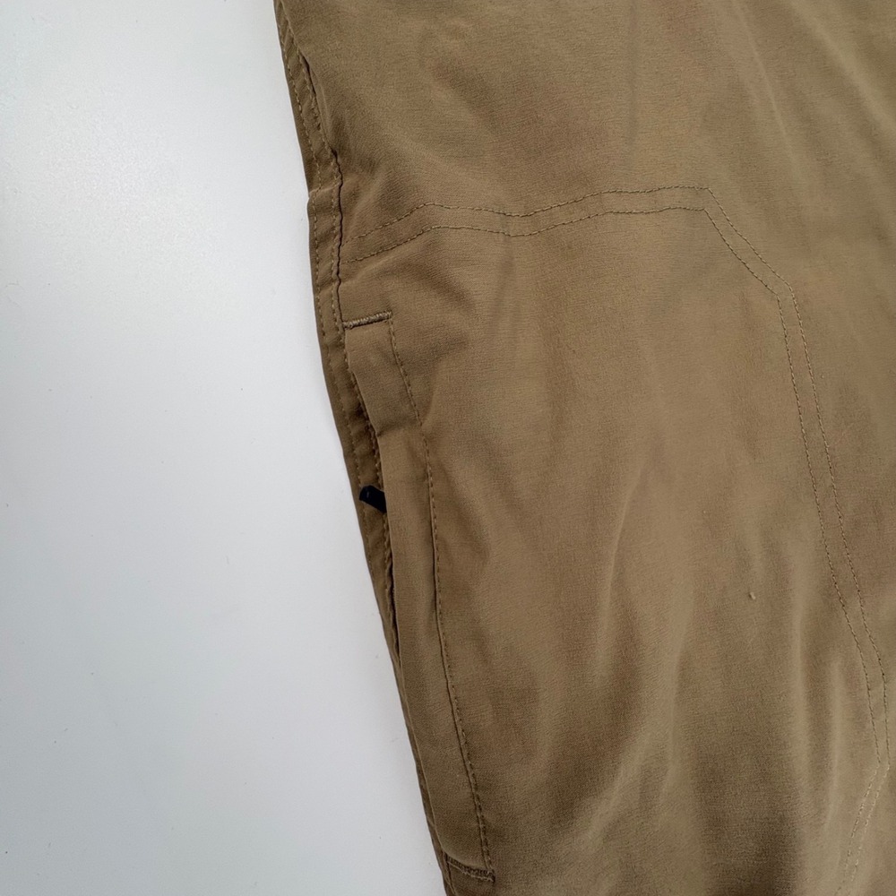 Eddie Bauer Lined Pants Mens 32x30 Tan Fleece Hiking Utility 1229566 - Picture 3 of 7